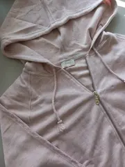 Vorschaubild 6 von Wrap Damen Sweatjacke Kapuzenpullover Rosa Gr. 36/S Casual Reißverschluss
