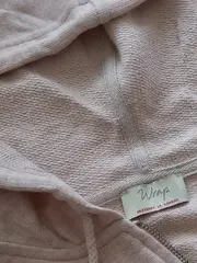 Vorschaubild 3 von Wrap Damen Sweatjacke Kapuzenpullover Rosa Gr. 36/S Casual Reißverschluss