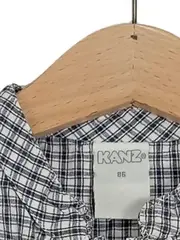 Vorschaubild 7 von Kinder Freizeithemd kariert Blau Langarm Gr. 86 Baumwolle Casual