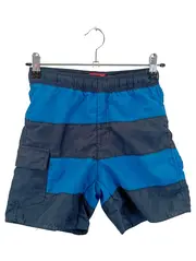 Vorschaubild 1 von Badeshorts Kinder Gr. 122 Blau Gestreift Casual