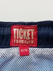Vorschaubild 2 von Badeshorts Kinder Gr. 122 Blau Gestreift Casual