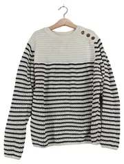 Vorschaubild 1 von Damen Pullover gestreift maritim Baumwolle Gr. S (36) Langarm