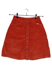 Vorschaubild 1 von Cordrock Damen Gr. 34;XS Orange Casual Minirock