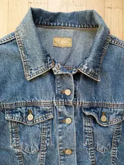 Vorschaubild 3 von Jeansjacke Damen Gr. 36/S Blau Casual Denim Jacke