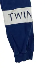 Vorschaubild 4 von Jogginghose Kinder 164 Blau Sportlich Schriftzug
