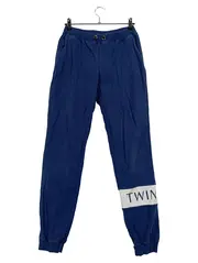 Vorschaubild 1 von Jogginghose Kinder 164 Blau Sportlich Schriftzug