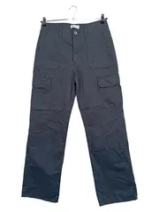 Vorschaubild 1 von Damen Cargohose Grau Größe 40 Casual Baumwolle