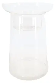Vorschaubild 1 von Kerzenhalter Glas Transparent Zylindrisch Modern Elegant Teelicht Windlicht
