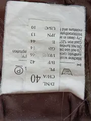 Vorschaubild 4 von Damen Outdoorjacke Gr. 40 L Braun Steppjacke Freizeit