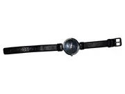 Vorschaubild 1 von Damenuhr Armbanduhr Schwarz Leder Elegant Strass