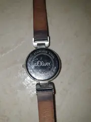 Vorschaubild 2 von Damenuhr Armbanduhr Schwarz Leder Elegant Strass