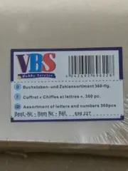 Vorschaubild VBS HOBBY Buchstaben Deko 2