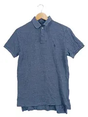 Vorschaubild 1 von Herren Poloshirt S Blau Baumwolle Casual