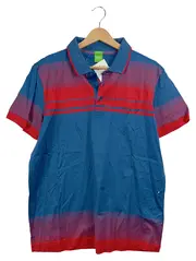 Vorschaubild 1 von Herren Poloshirt Blau Gestreift Größe XL Casual