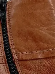 Vorschaubild 8 von Damen Stiefeletten Gr. 38 Braun Casual Leder Reißverschluss