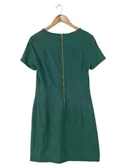 Vorschaubild 2 von Damen Businesskleid Gr. 36/S Grün Kurzarm Elegant