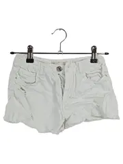 Vorschaubild 1 von Girls Jeans Shorts Weiß Destroyed Look Gr. 128 Denim