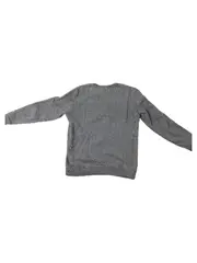 Vorschaubild 5 von Herren Sweatshirt Pullover Meliert Grau Baumwolle Gr. M
