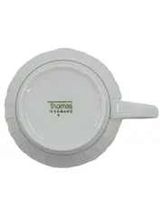 Vorschaubild 2 von Thomas Germany Porzellan Tasse Weiß Klassisch Reliefmuster 250ml
