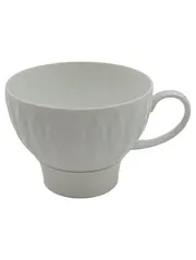 Vorschaubild 1 von Thomas Germany Porzellan Tasse Weiß Klassisch Reliefmuster 250ml