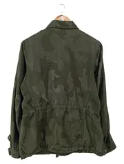 Vorschaubild 2 von Jeansjacke Damen 38/M Grün Camouflage Casual Overshirt