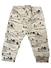 Vorschaubild 2 von Kinder Jogginghose Beige Gr. 62 Pinguin Tiermotiv Baumwolle