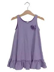 Vorschaubild 1 von Mädchen Sommerkleid Gr. 104 Lila Gestreift Casual