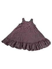 Vorschaubild 2 von Mädchen Sommerkleid Gr. 104 Lila Gestreift Casual