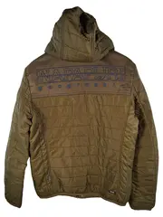 Vorschaubild 2 von Geographic Steppjacke Herren Gr. L Oliv Kapuze Outdoor