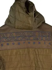 Vorschaubild 5 von Geographic Steppjacke Herren Gr. L Oliv Kapuze Outdoor