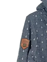 Vorschaubild 4 von Damen Kapuzenpullover Hoodie Anker Maritim Blau Gr. L