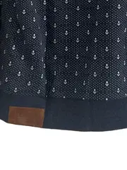 Vorschaubild 5 von Damen Kapuzenpullover Hoodie Anker Maritim Blau Gr. L