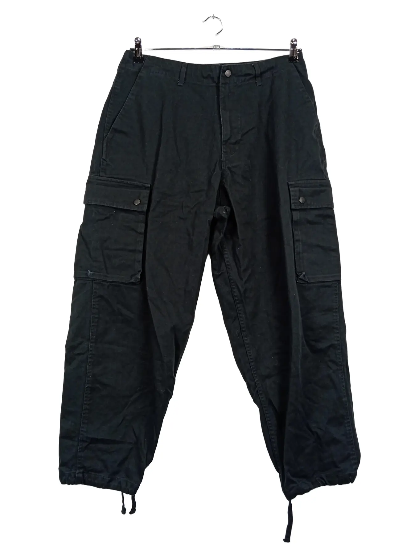 HINSON CLUTCH COMPONENTS Herren Cargohose Schwarz Gr. M W32 Casual Baumwolle