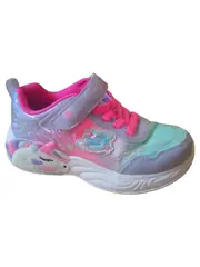 Vorschaubild 2 von Mädchen Sneaker low Gr. 28 Mehrfarbig Glitzer Einhorn Leuchtsohle