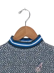 Vorschaubild 3 von Mädchen Langarmshirt Gr. 128 Grau Tiermotive Sterne Casual