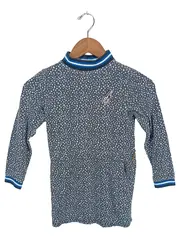 Vorschaubild 1 von Mädchen Langarmshirt Gr. 128 Grau Tiermotive Sterne Casual