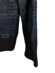 Vorschaubild 2 von Herren Kapuzenpullover Grau Farbverlauf L Baumwolle Freizeit