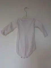 Vorschaubild 3 von Baby Body Mädchen Weiß gepunktet Gr. 74