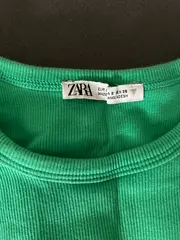 Vorschaubild 5 von Damen Tanktop Grün Gr. 36/S Casual Rippstrick