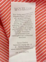 Vorschaubild 6 von Damen Bluse Gr. 40 Rot Gestreift Casual Schleifenärmel 3/4-Arm