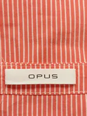 Vorschaubild 3 von Damen Bluse Gr. 40 Rot Gestreift Casual Schleifenärmel 3/4-Arm