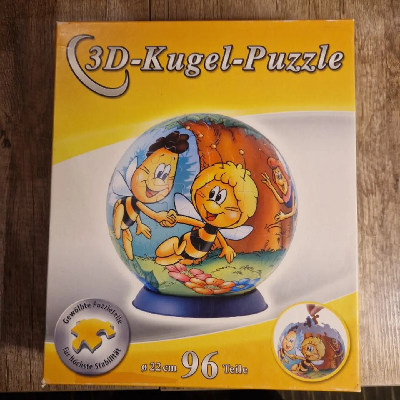 3D Kugel Puzzle Biene Maja 96 Teile Kinder ab 3 Jahre Lernspielzeug