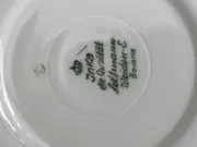 Vorschaubild 3 von Inka Tasse Untertasse Porzellan Weiß Klassisch Elegant Metallic