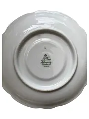 Vorschaubild 2 von Inka Tasse Untertasse Porzellan Weiß Klassisch Elegant Metallic