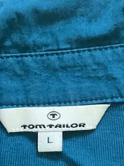 Vorschaubild 3 von Damen Poloshirt Langarm Uni Petrol Gr. L 42 Baumwolle