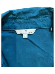 Vorschaubild 2 von Damen Poloshirt Langarm Uni Petrol Gr. L 42 Baumwolle