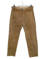 Vorschaubild 1 von Trachtenhose Herren Lederhose Braun Gr. 52 W36 XL Traditionell