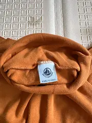 Vorschaubild 2 von Kinder Rollkragen Langarmshirt Gr. 146 Basic Orange