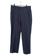 Vorschaubild 1 von Anzughose Herren Gr. 50 Blau Wolle Business Hose Elegant