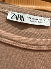 Vorschaubild 3 von Damen T-Shirt Basic Beige Gr. 38/M Viskose Kurzarm